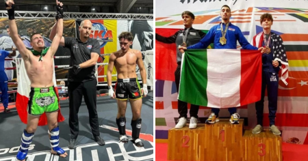 Antonio Mosca campione del mondo di kickboxing, Farina d’argento