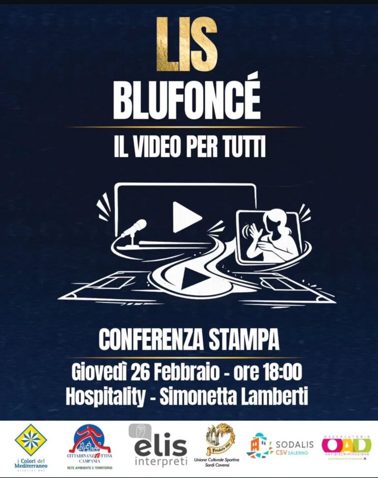 LIS BLUFONCÉ – “IL VIDEO PER TUTTI”: LA CAVESE 1919 PUNTA SULL’INCLUSIONE