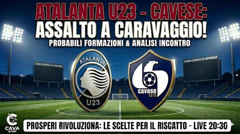 Atalanta U23-Cavese, probabili formazioni